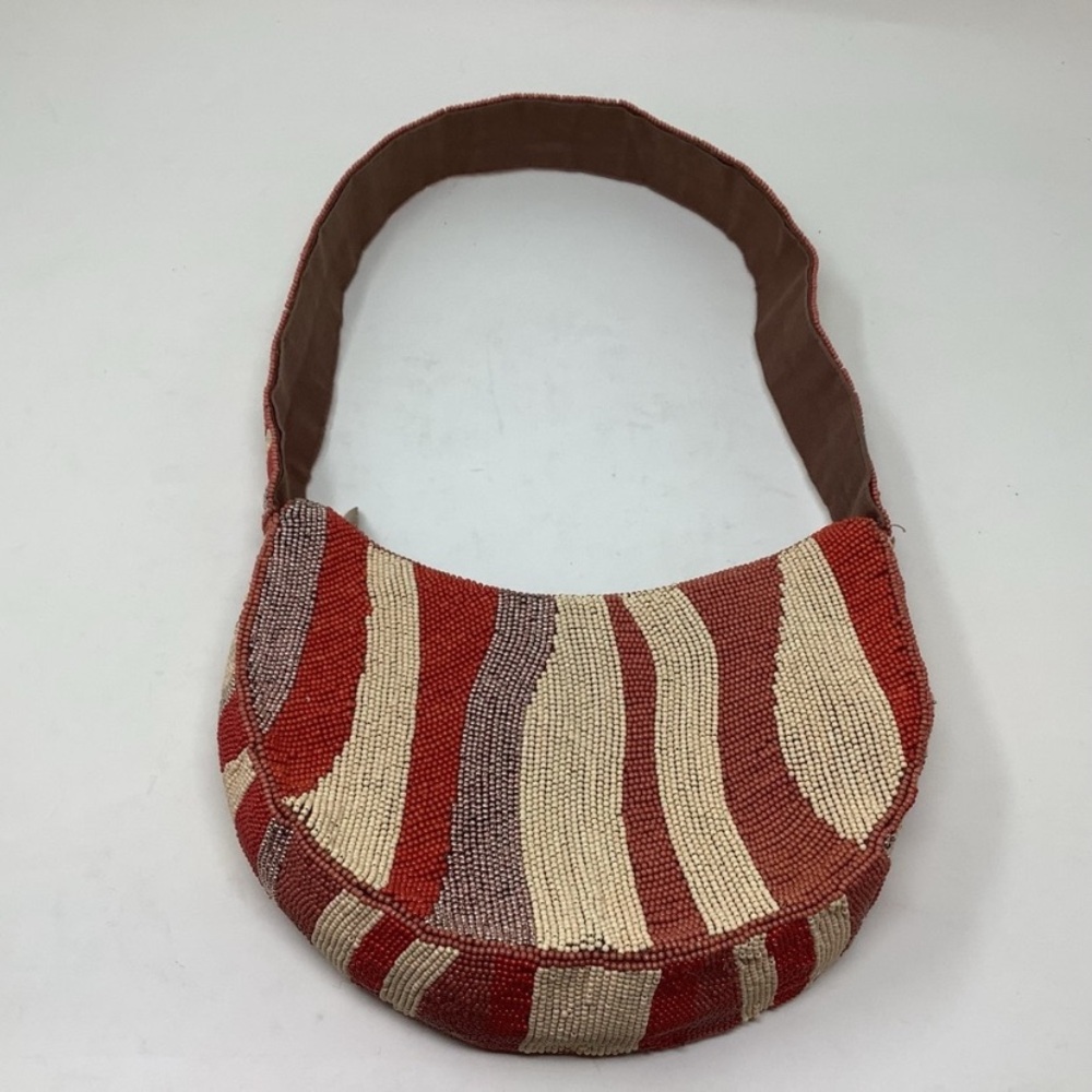 Anthropologie Beaded Crescent Shoulder Bag - Picture 2 of 4
